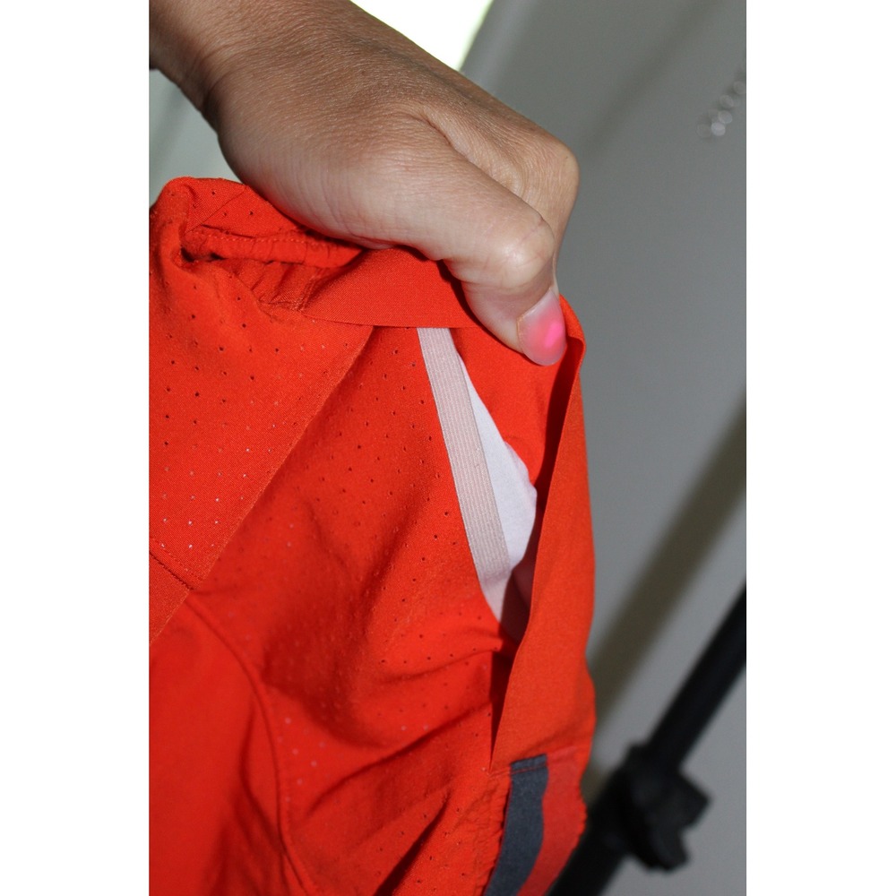 Lululemon Surge Lined Short 6" Mens Large Red Orange Running Training LM7A99S - Picture 5 of 13
